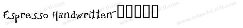 Espresso Handwritten字体转换